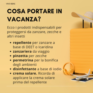 Prevenzione antizanzare in vacanza