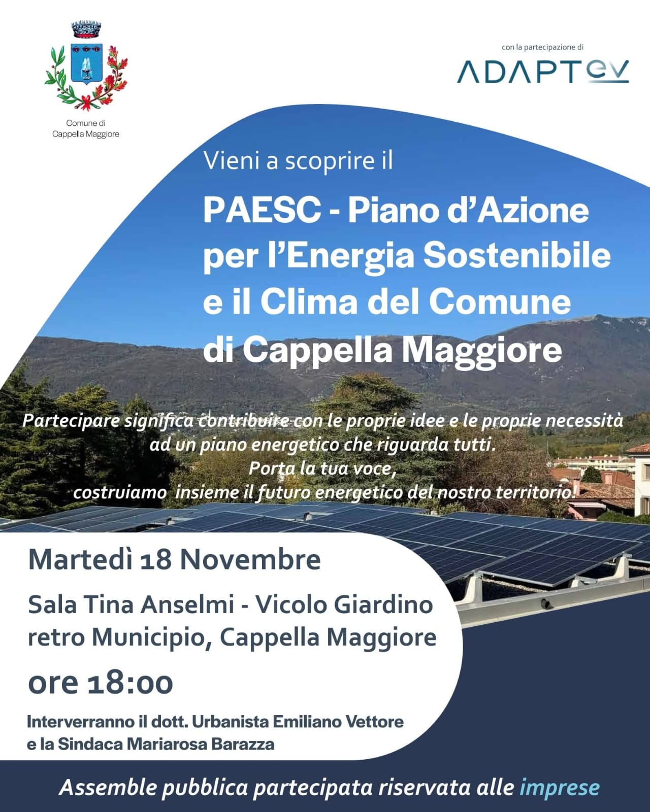 Incontro piano d'azione e per l'energia sostenibile