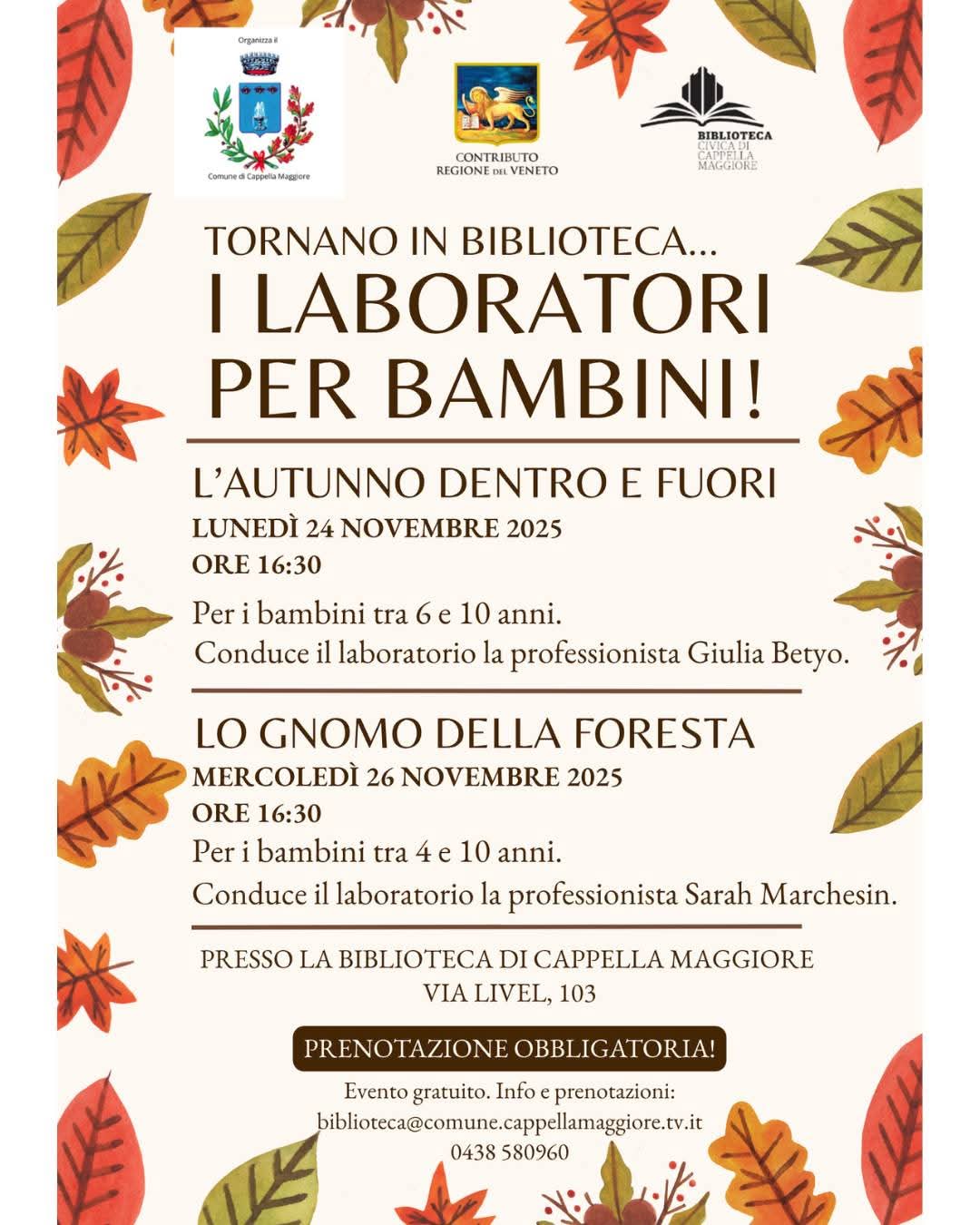 Laboratori per bambini 