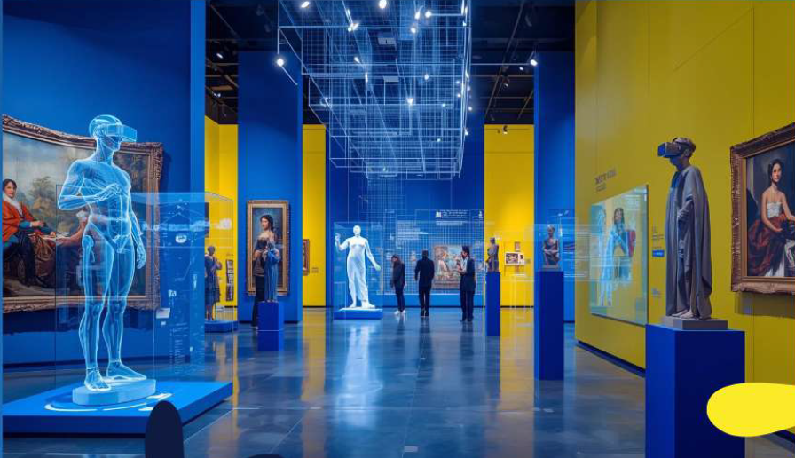 Immagine di un museo futuristico