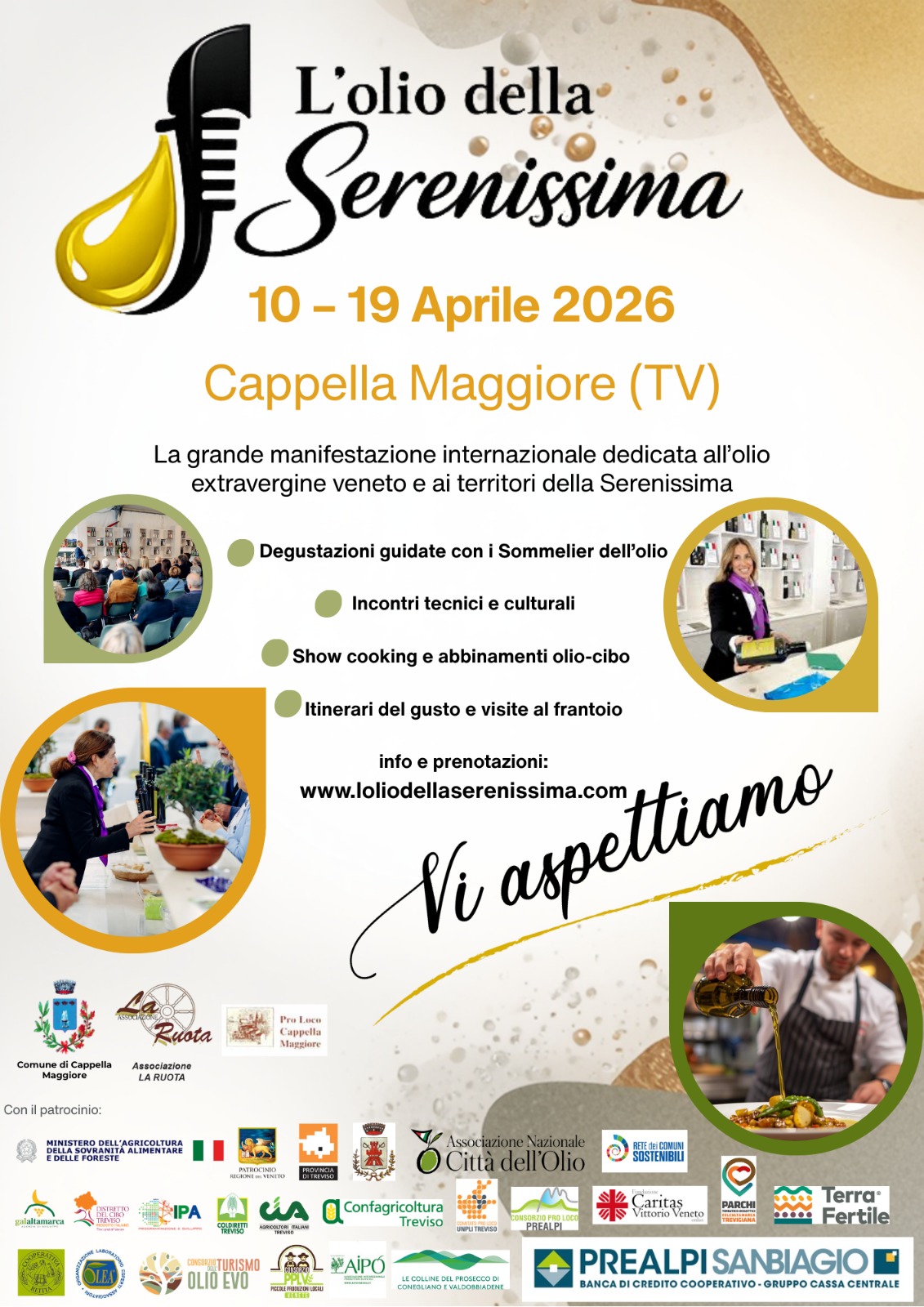 locandina manifestazione l'olio della serenissima