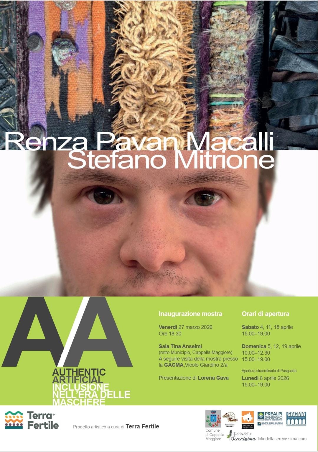 Locandina evento A/A Autentic / Artificial